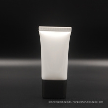 white blank super oval tube with screw cap for bb cc sunscreen cream